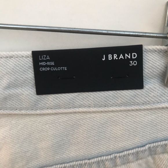 J BRAND Liza Ecstasy Wide Leg Culottes Crop Jeans - Picture 12 of 14